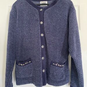 Vintage 90s Northern Reflections Cottage Floral Button Cardigan Women’s Large